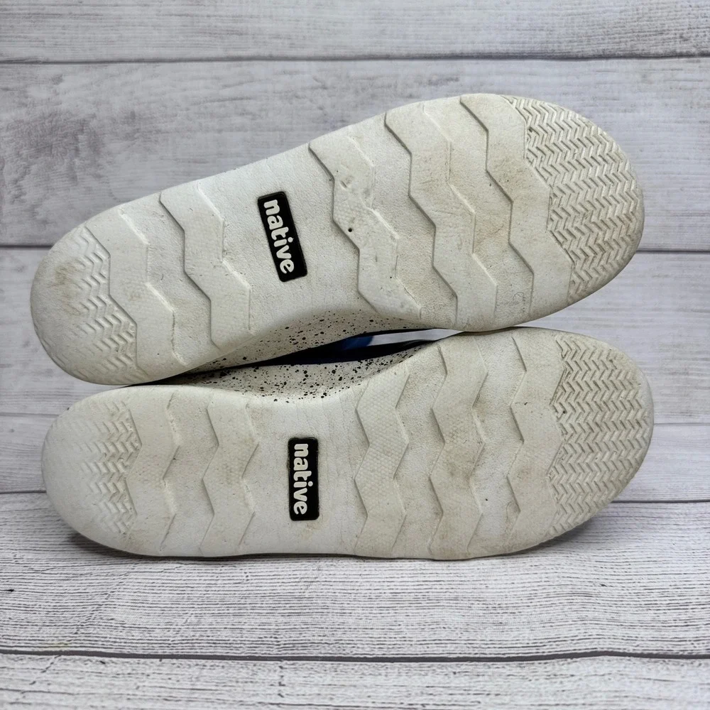 Native‎ Kids' J3/EUR 34 Pull-On Boots - Blue & White Speckled Sole